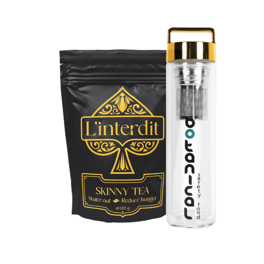 Чай Skinny + Бутилка с инфузер Premium Gold