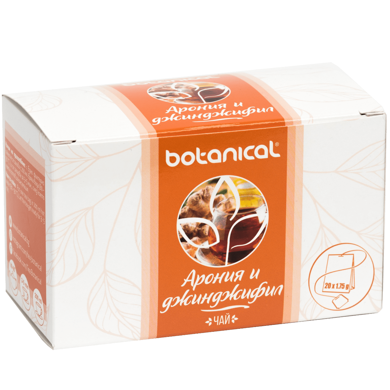Aronia-Ingwer-Tee Botanical 20 Stk.