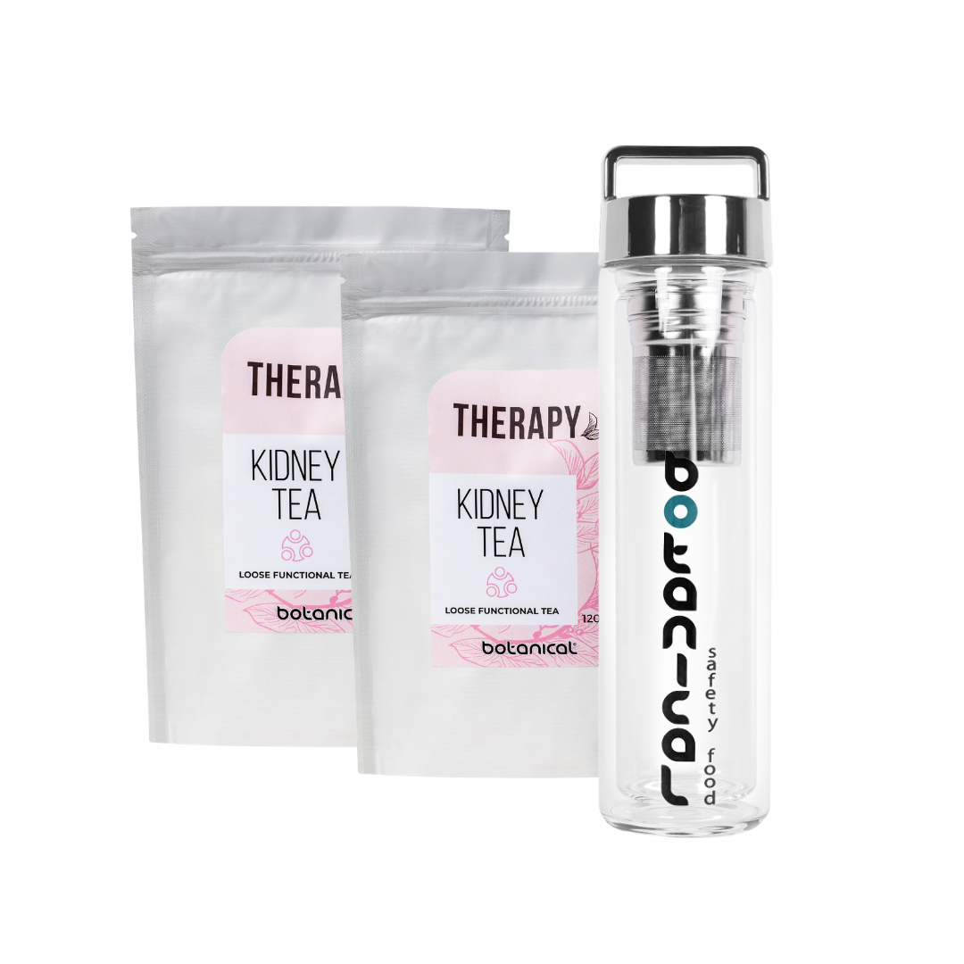 Лимитирана оферта - 2 чая за бъбреци, 120 гр + бутилка с инфузер, 400 мл