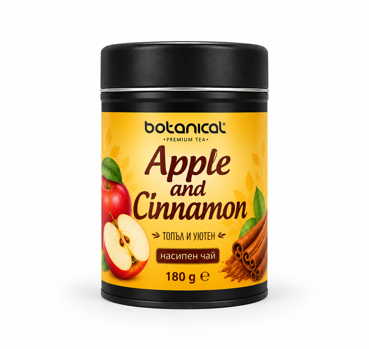 Насипен чай - Apple and cinnamon, 180 гр.