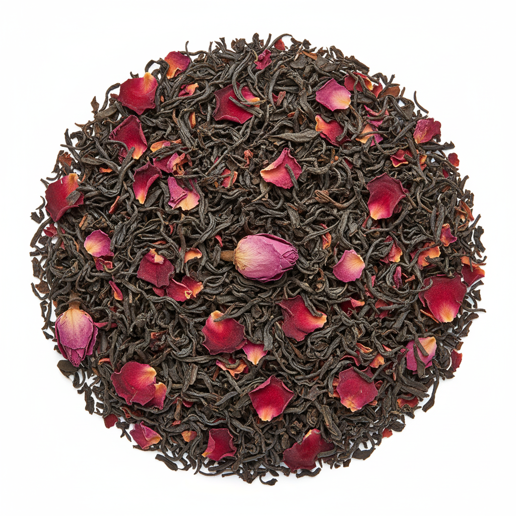 Серия Basic Tea – Ърл грей с роза 80 гр.