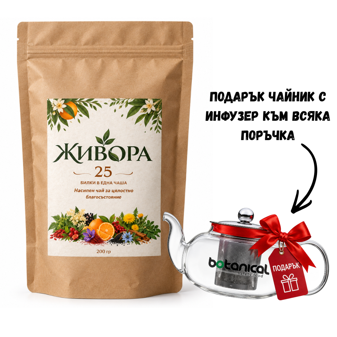 Живора 25 - Насипен чай за цялостно благосъстояние, 200 гр
