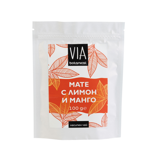 Via Tea - Mate with Lemon and Mango 100 g.