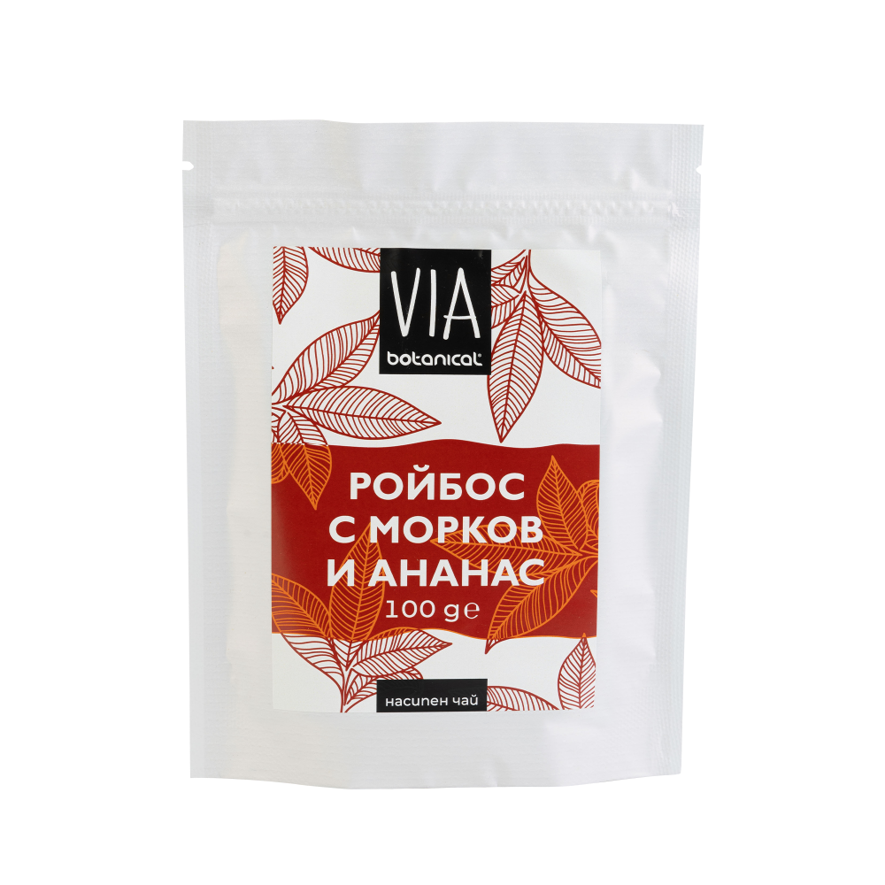 Via Tea – Rooibos with Carrot and Pineapple 100 g.